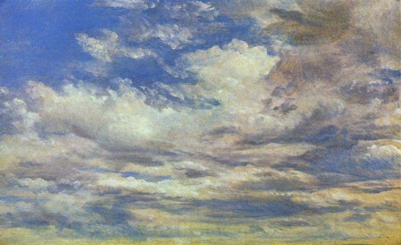 John Constable Wolken-Studie France oil painting art